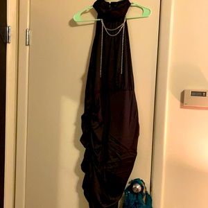 Brand new with tags fashion nova halter top ruched dress